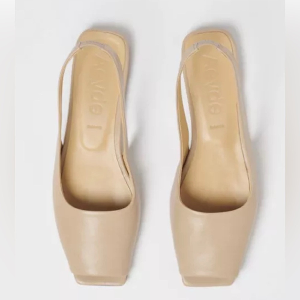 NWT Aeyde Slingback leather  Shoes size 6